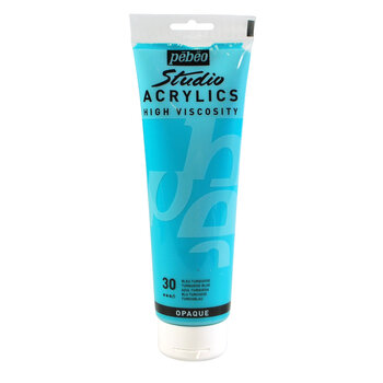 PEBEO Acrylique Fine Studio Acrylics 250 Ml Bleu Turquoise