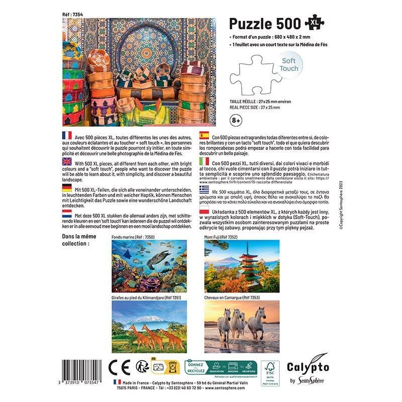 SENTOSPHERE Puzzle 500 P Xl - Médina De Fès pièces XL