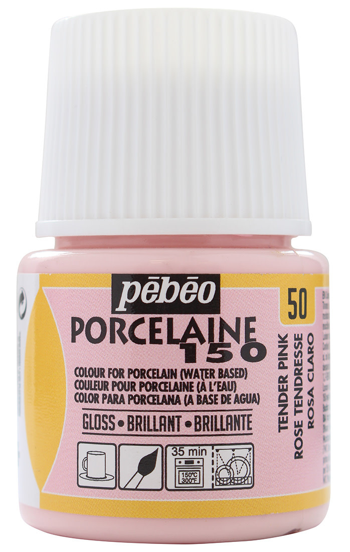 PEBEO Porcelaine 150 Brillante 45 Ml Rose Tendresse