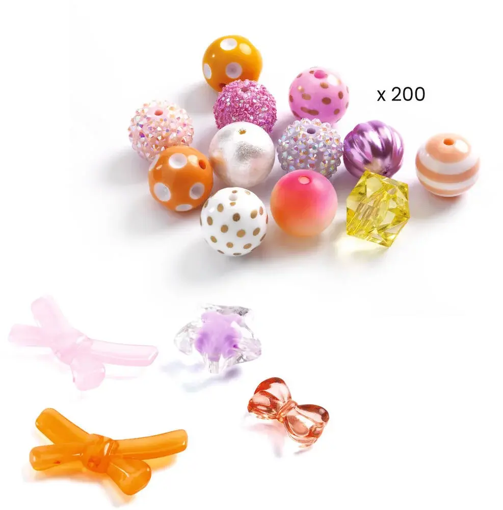 DJECO Perles & Bijoux Perles Bulles, Or