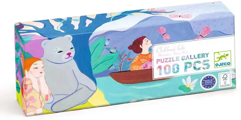 DJECO Puzzles - Puzzles Gallery Children'S Lake - Fsc Mix