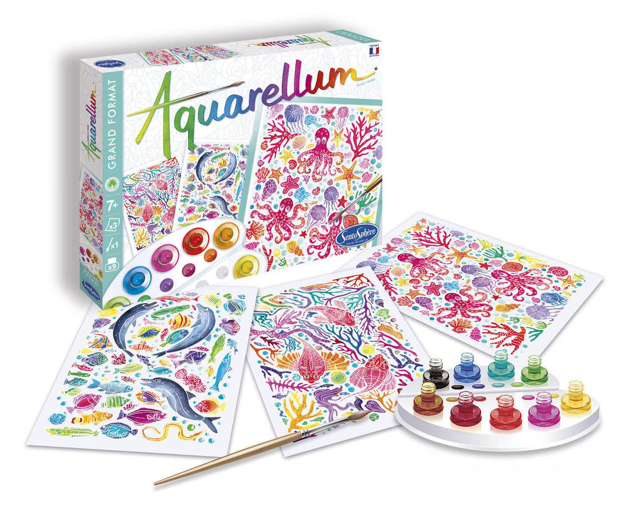 SENTOSPHERE Aquarellum "Fonds Marins"