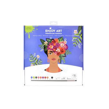 OZ Enjoy Art - Peinture Par Numéros 30X30Cm Flower Power - Frida