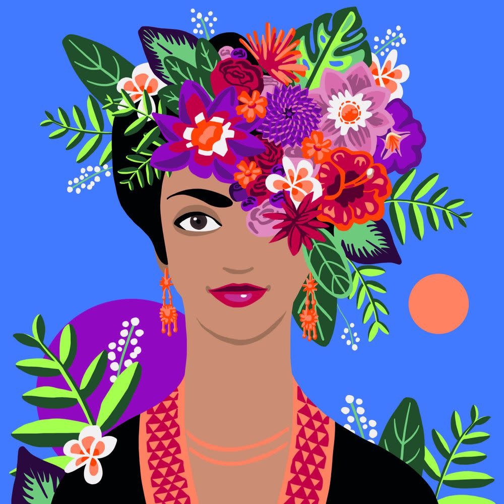 OZ Peinture par numéros 30x30cm Flower Power - Frida