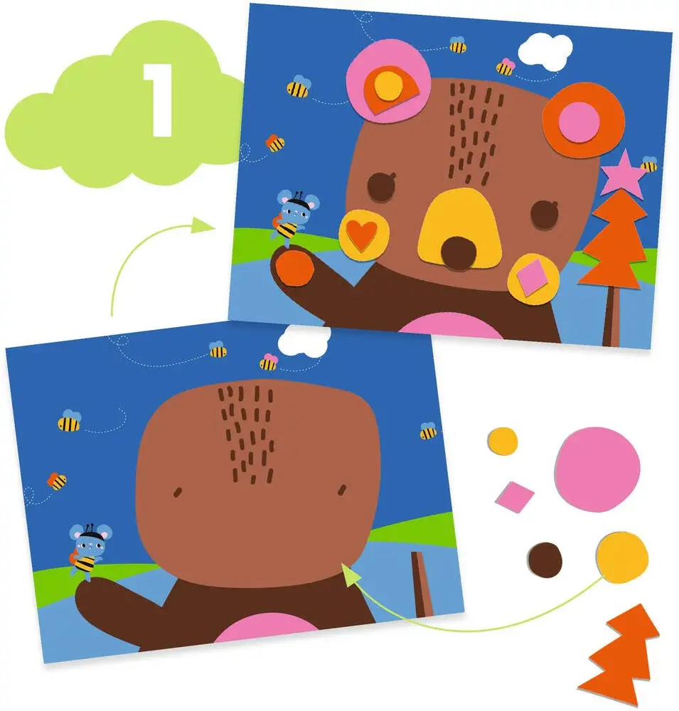 DJECO Coffret  Multi Activites La Souris Et Ses Amis