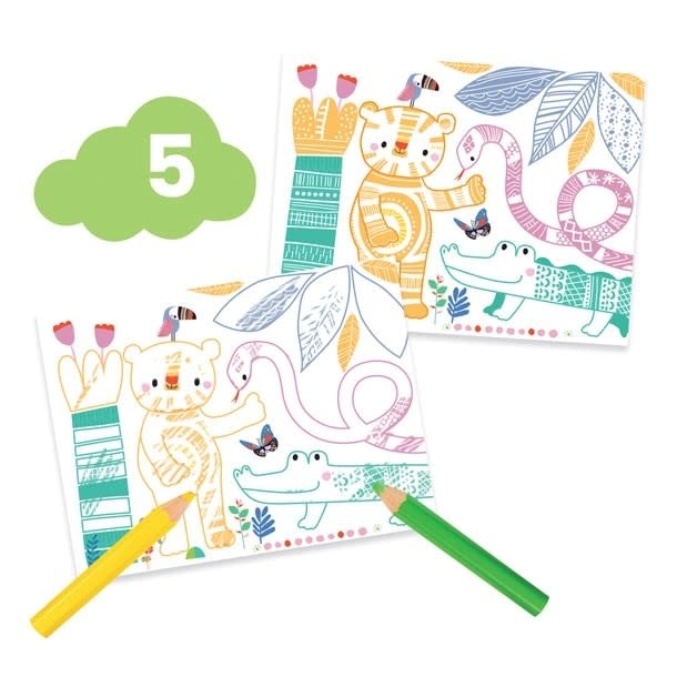 DJECO Coffret  Multi Activites La Souris Et Ses Amis