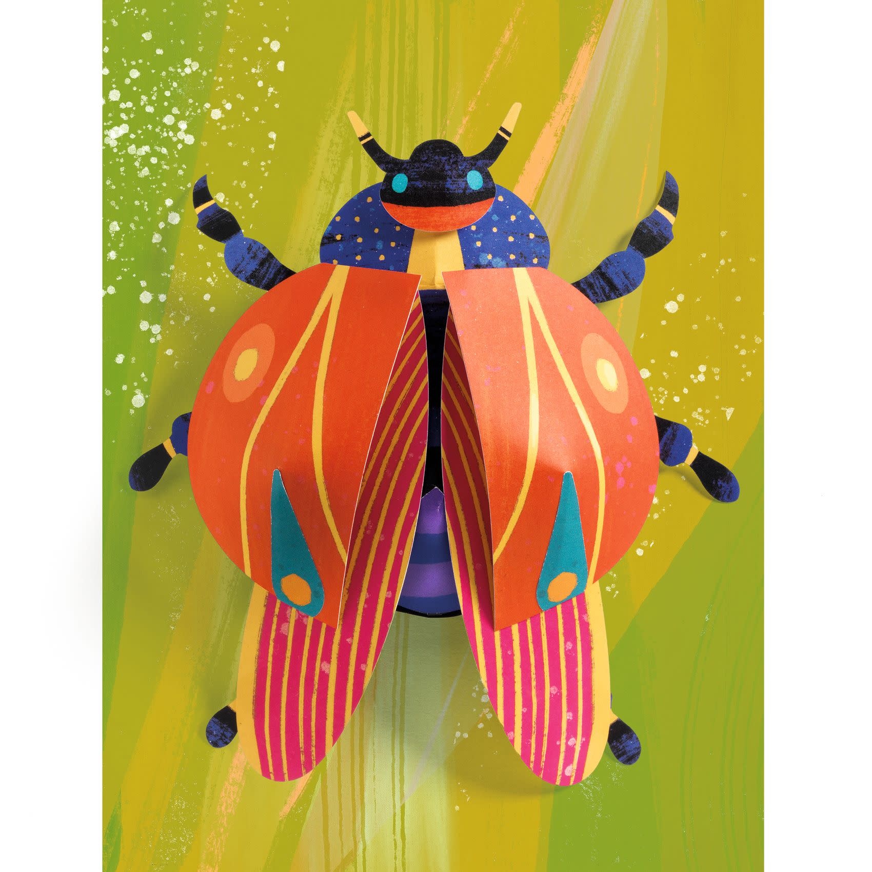 DJECO Les Plus Grands - Papier Creatif Paper Bugs