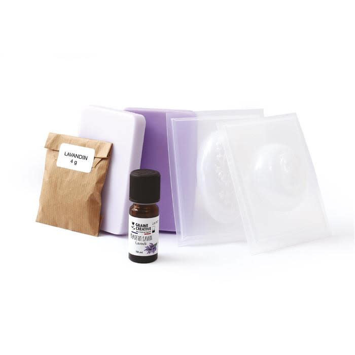 GRAINE CREATIVE Kit Diy Savons Lavande 196 X 144 X 45 Mm