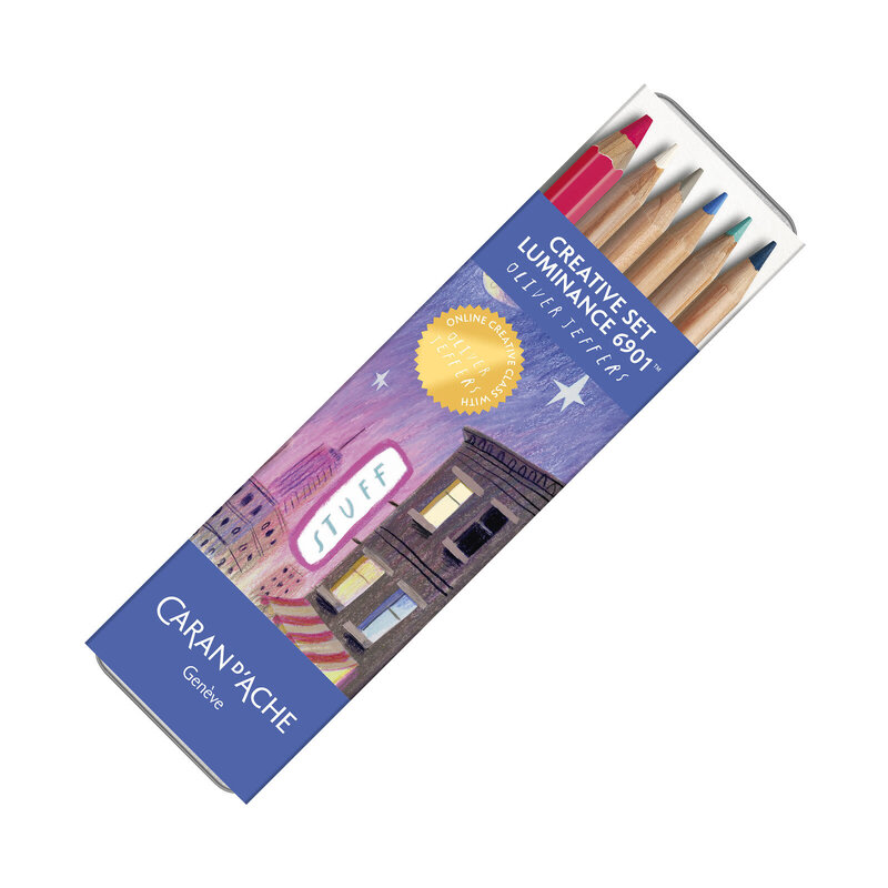 CARAN D'ACHE Set Créatif LUMINANCE 6901™ Oliver Jeffers 10 pcs