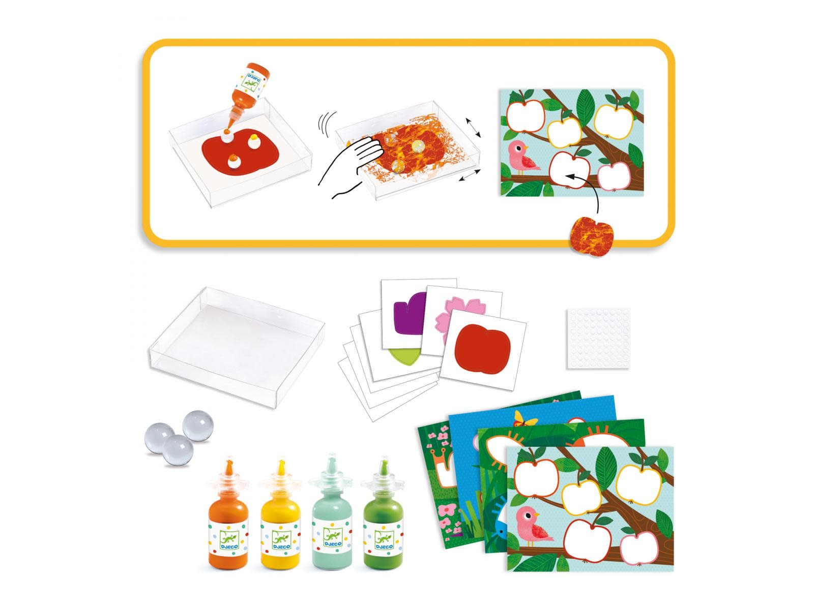 DJECO Les Petits - Peintures Nature Multicolore