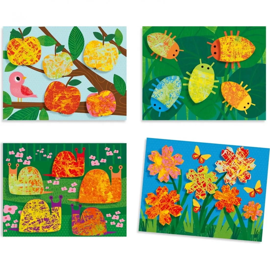 DJECO Les Petits - Peintures Nature Multicolore