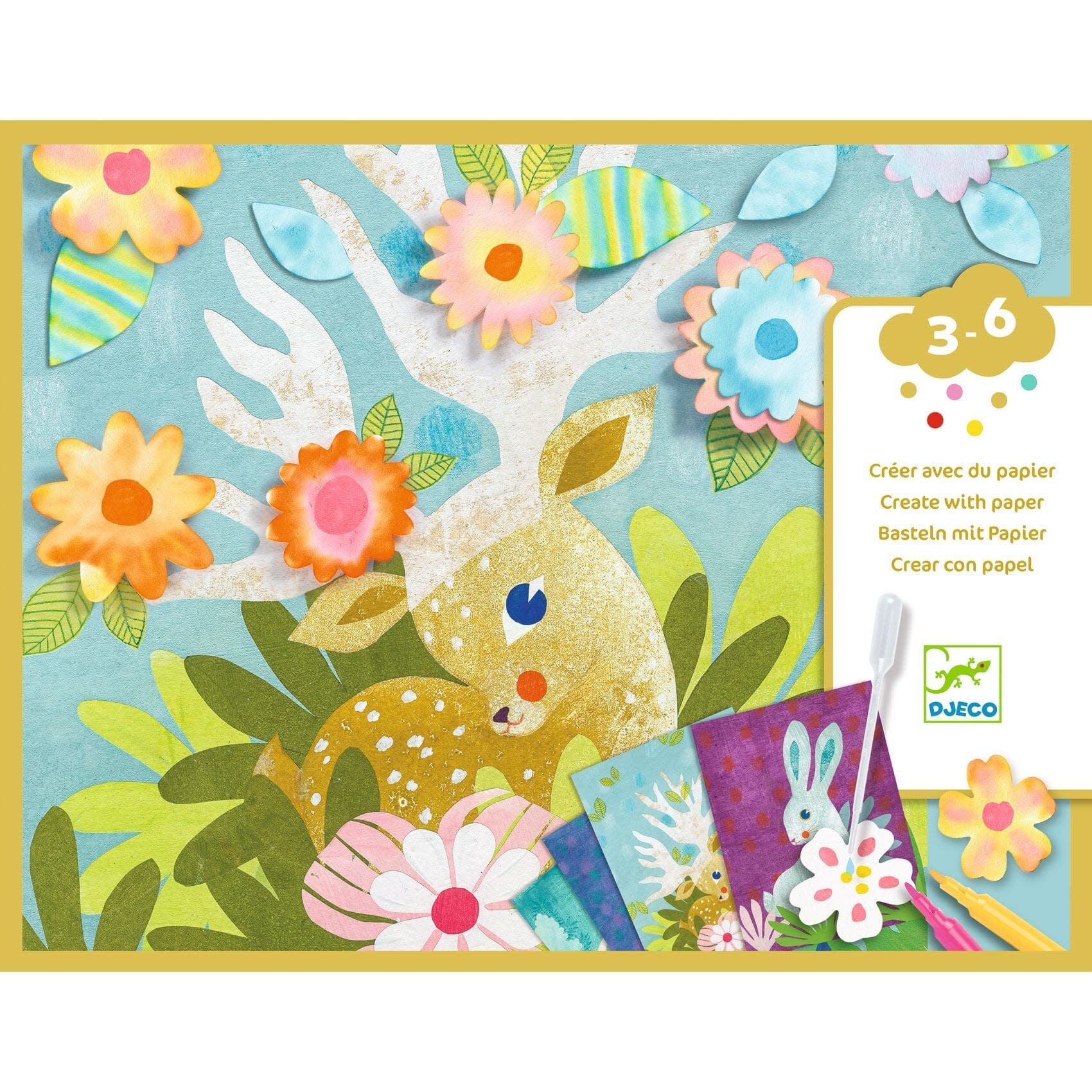 DJECO Les Petits - Peintures Avec Du Buvard