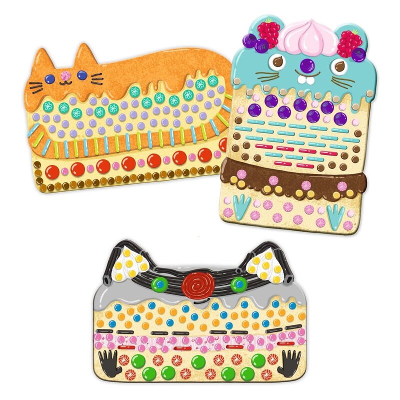 DJECO Les Petits - Collage Cakes Et Bombecs