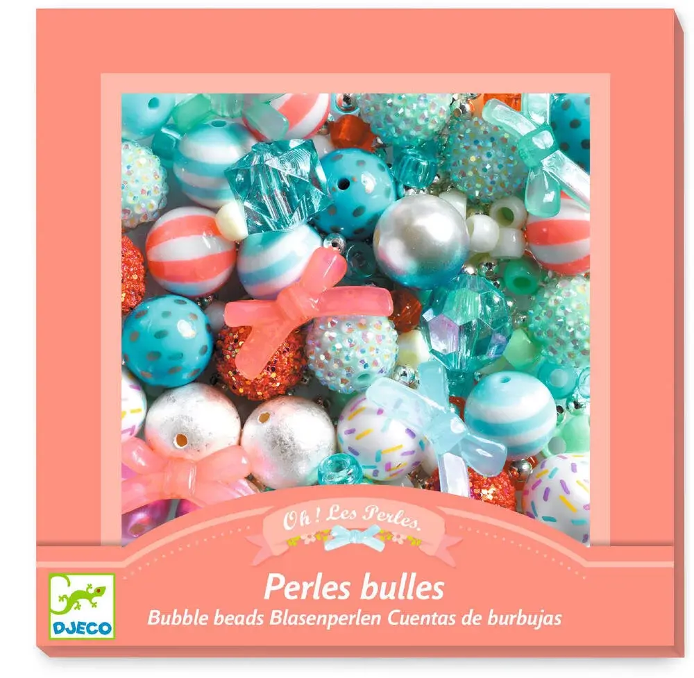 DJECO Perles & Bijoux Perles Bulles, Argent