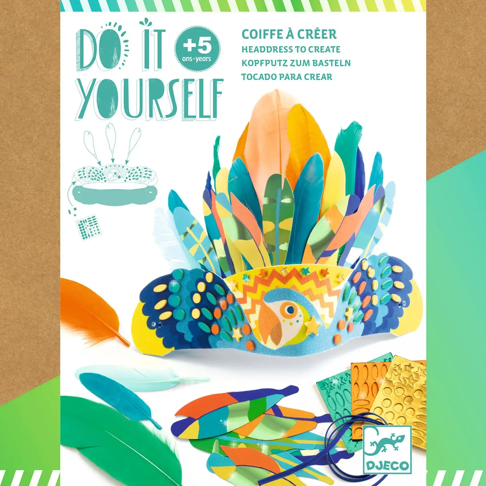 DJECO Do It Yourself - Mosaiques & Stickers Rio