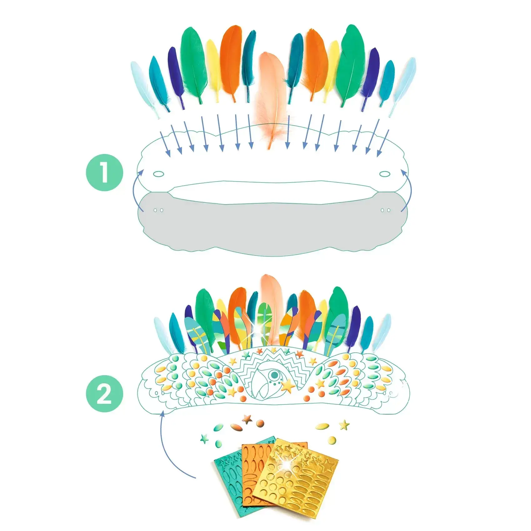 DJECO Do It Yourself - Mosaiques & Stickers Rio