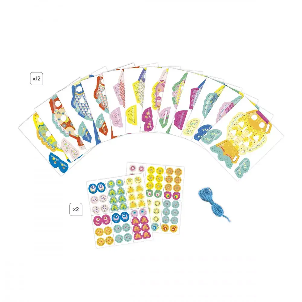 JANOD 12 Poissons En Papier A Creer