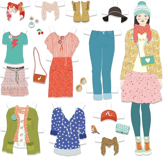 DJECO Papier Créatif Le Grand Dressing