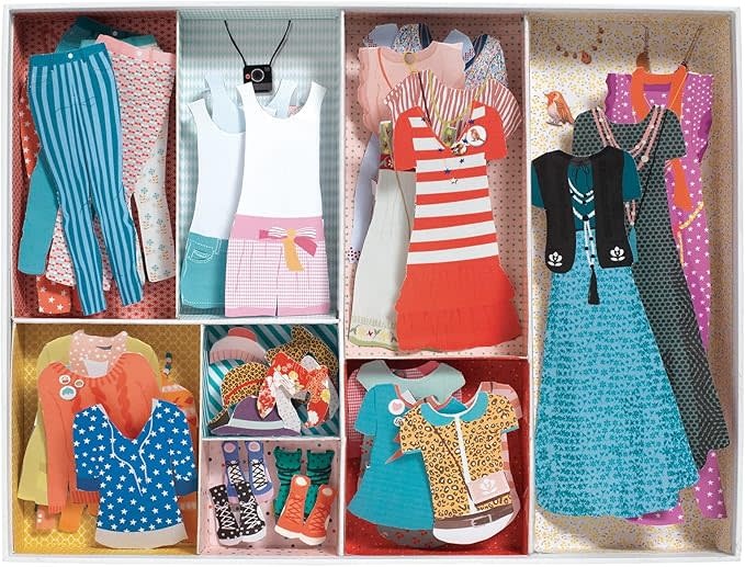 DJECO Papier Créatif Le Grand Dressing