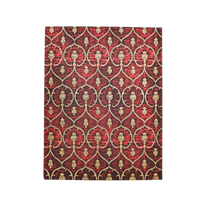 PAPERBLANKS Agenda - 2025 12-Mois Flexis Red Velvet Ultra Vertical