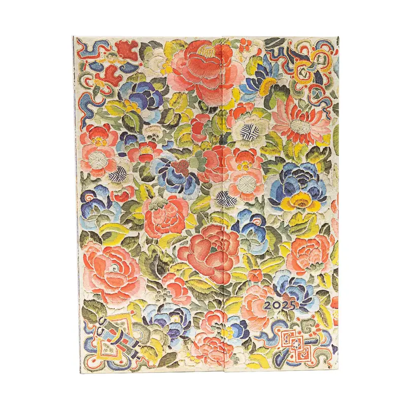 PAPERBLANKS Agenda - 2025 12-Mois Pear Garden Ultra Vertical