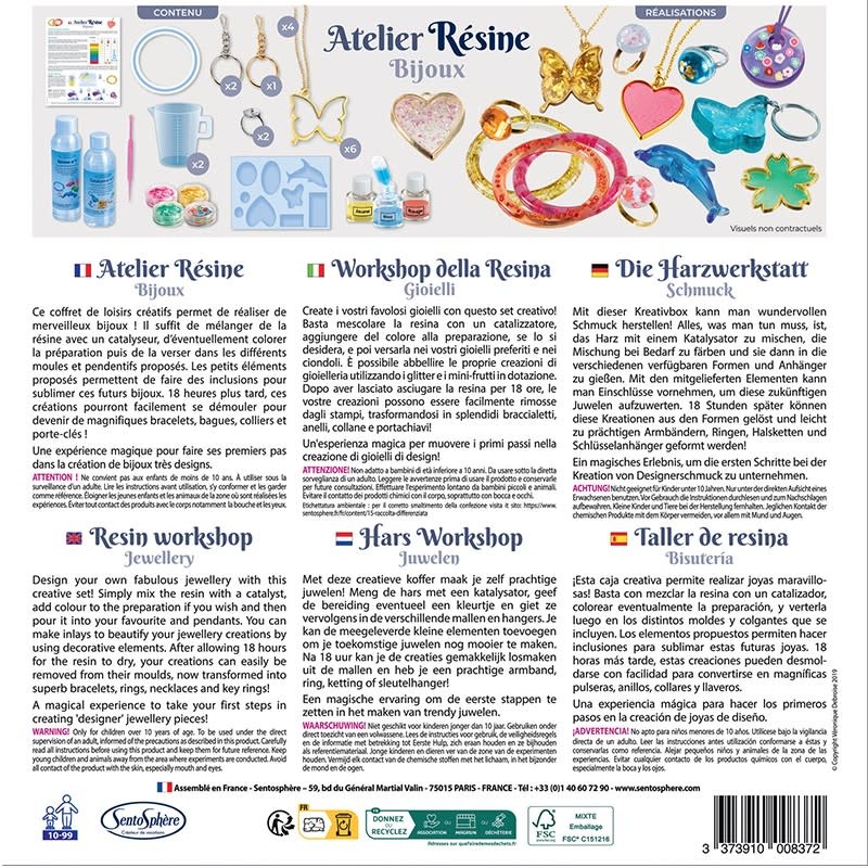 SENTOSPHERE Atelier Resine Bijoux