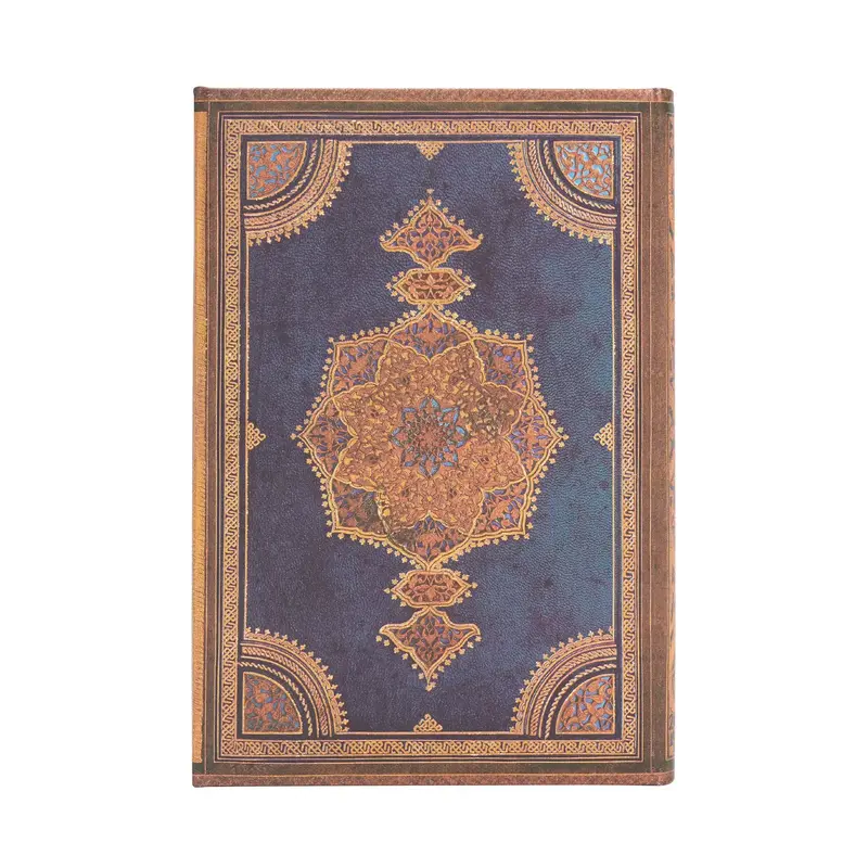 PAPERBLANKS Agenda - 2025 12-Mois Safavid Indigo Mini Vertical