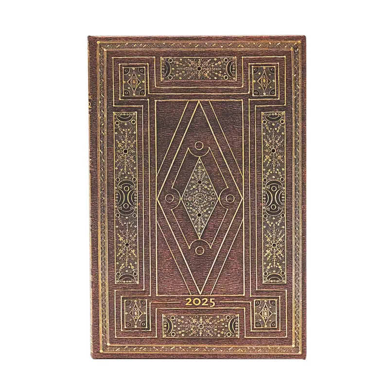 PAPERBLANKS Agenda - 2025 12-Mois First Folio Mini Vertical