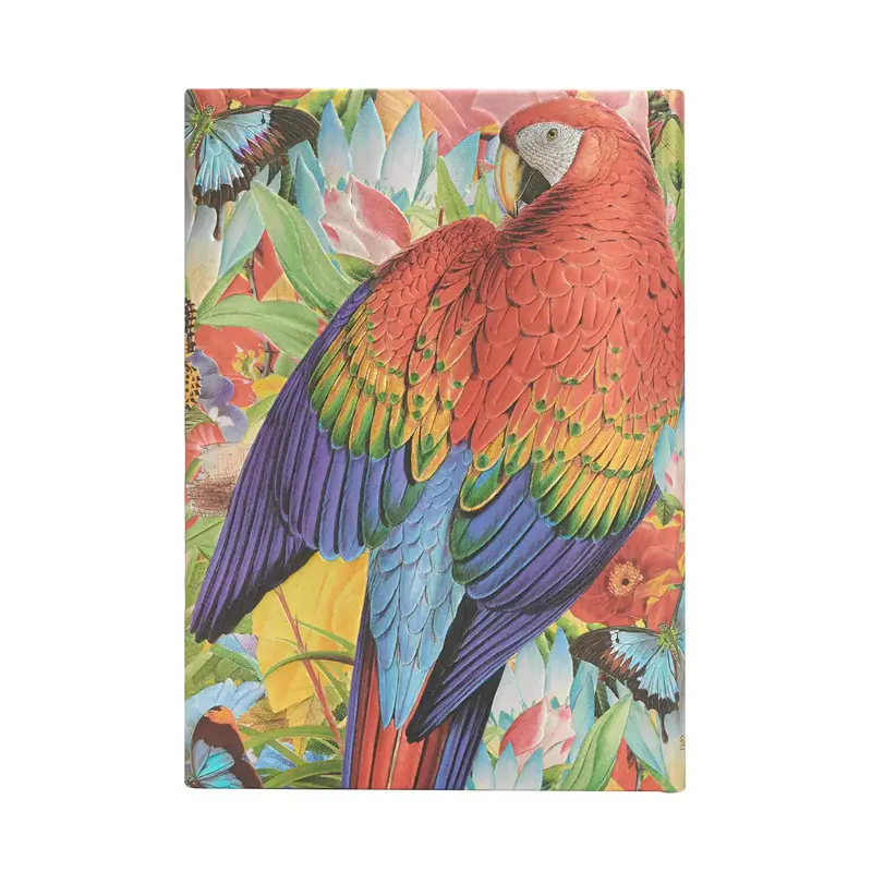 PAPERBLANKS Agenda - 2025 12-Mois Tropical Garden Midi Vertical