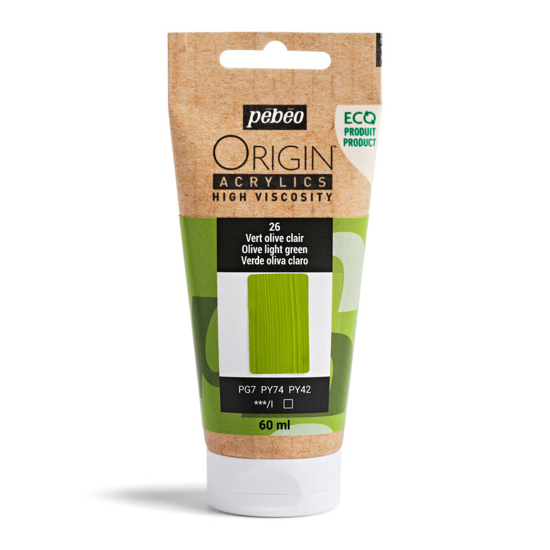 PEBEO Origin Acrylics 60 Ml Vert Olive Clair