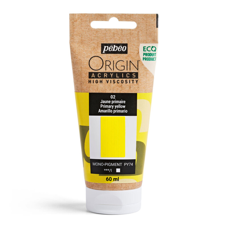 PEBEO Origin Acrylics 60 Ml Jaune Primaire