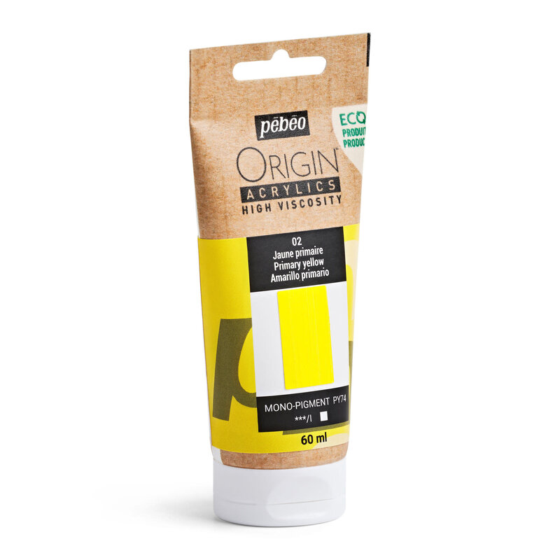 PEBEO Origin Acrylics 60 Ml Jaune Primaire