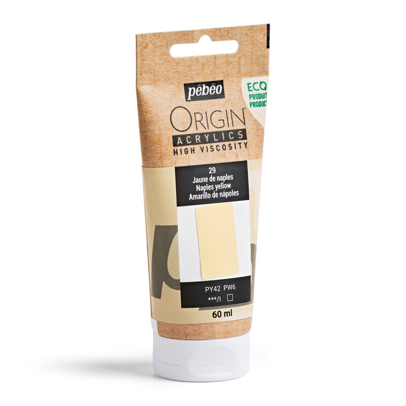 PEBEO Origin Acrylics 60 Ml Jaune De Naples