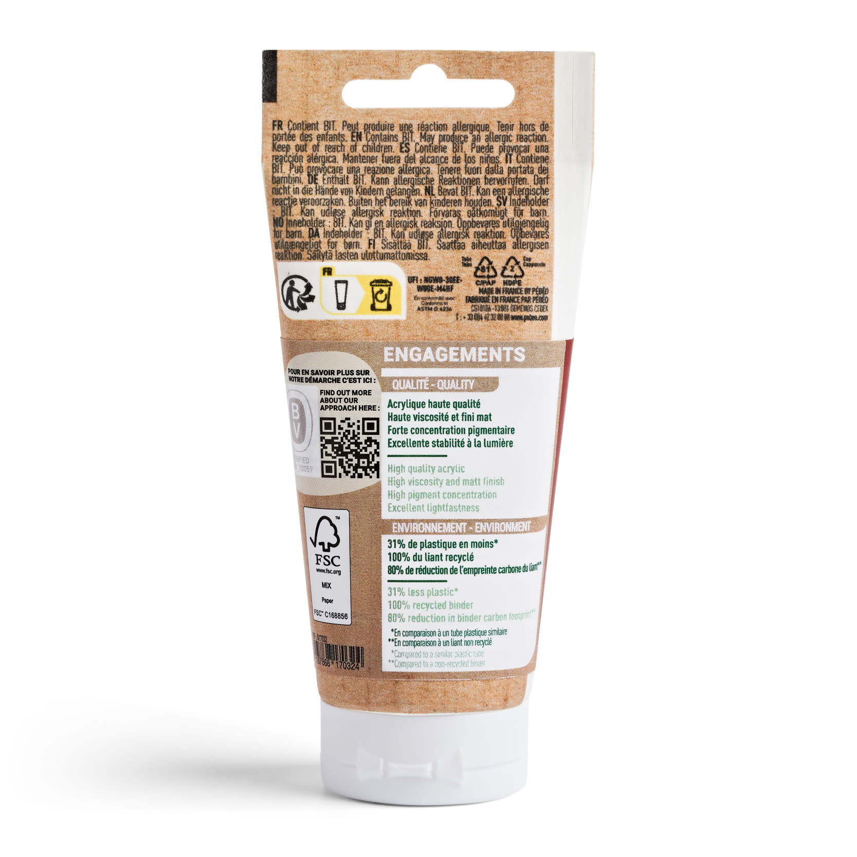 PEBEO Origin Acrylics 60 Ml Sienne Brûlée