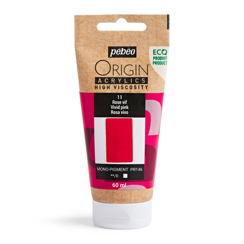 PEBEO Origin Acrylics 60 Ml Rose Vif