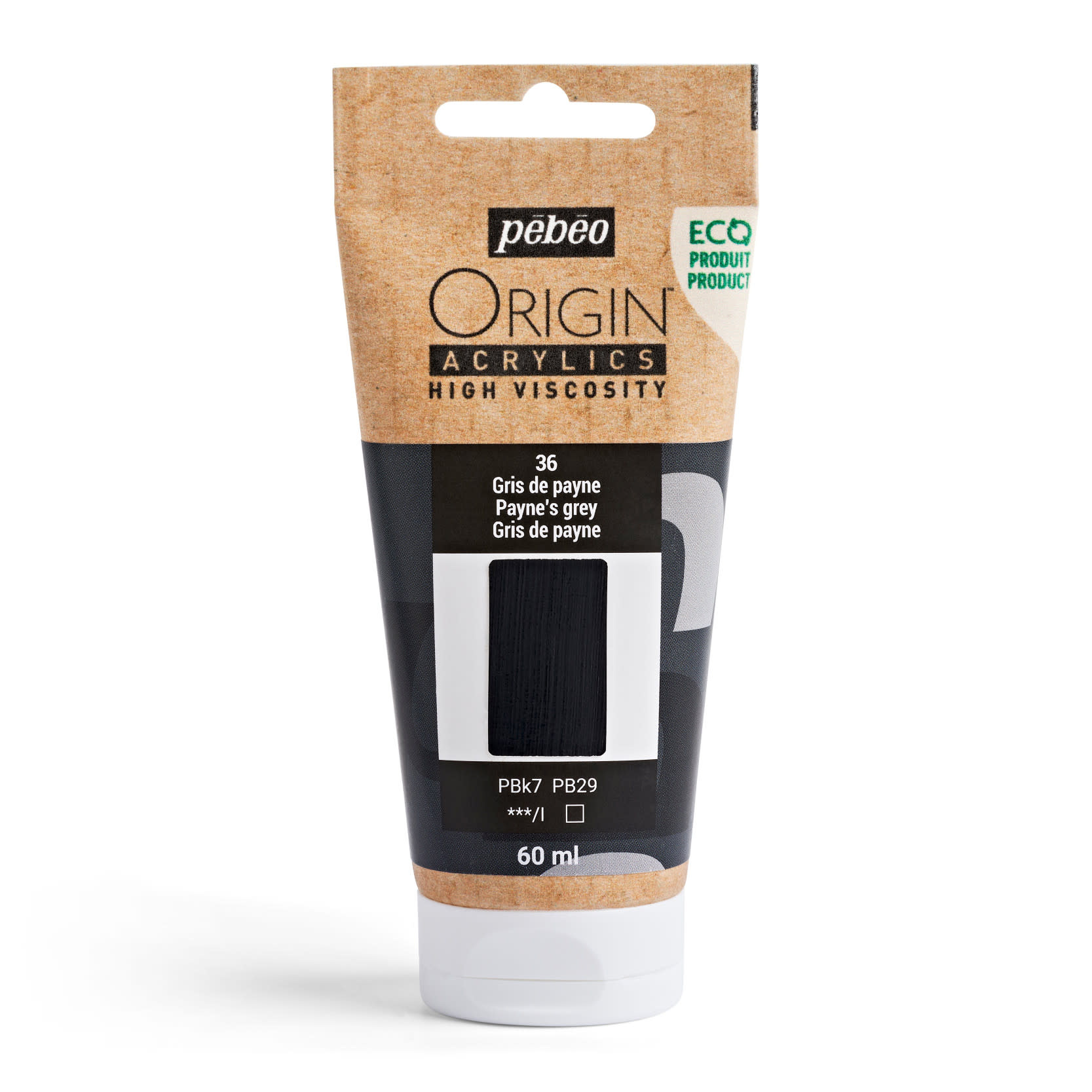 PEBEO Origin Acrylics 60 Ml Gris De Payne