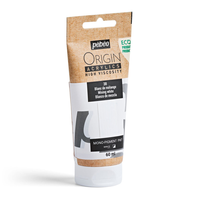 PEBEO Origin Acrylics 60 Ml Blanc De Mélange