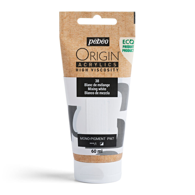 PEBEO Origin Acrylics 60 Ml Blanc De Mélange