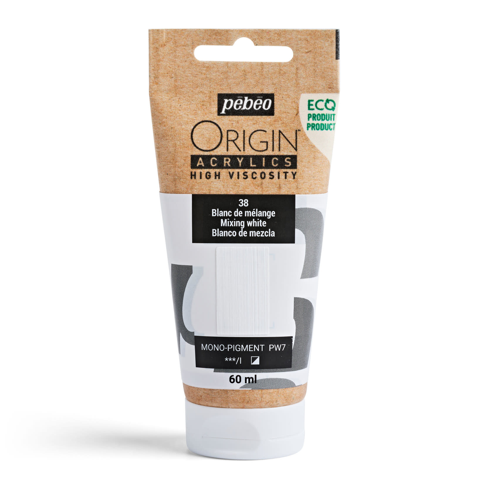 PEBEO Origin Acrylics 60 Ml Blanc De Mélange