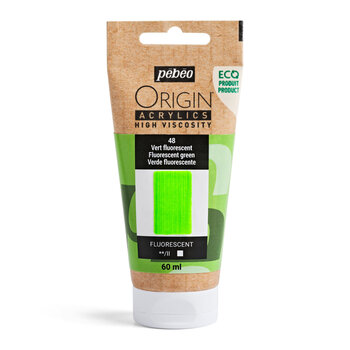 PEBEO Origin Acrylics 60 Ml Vert Fluorescent