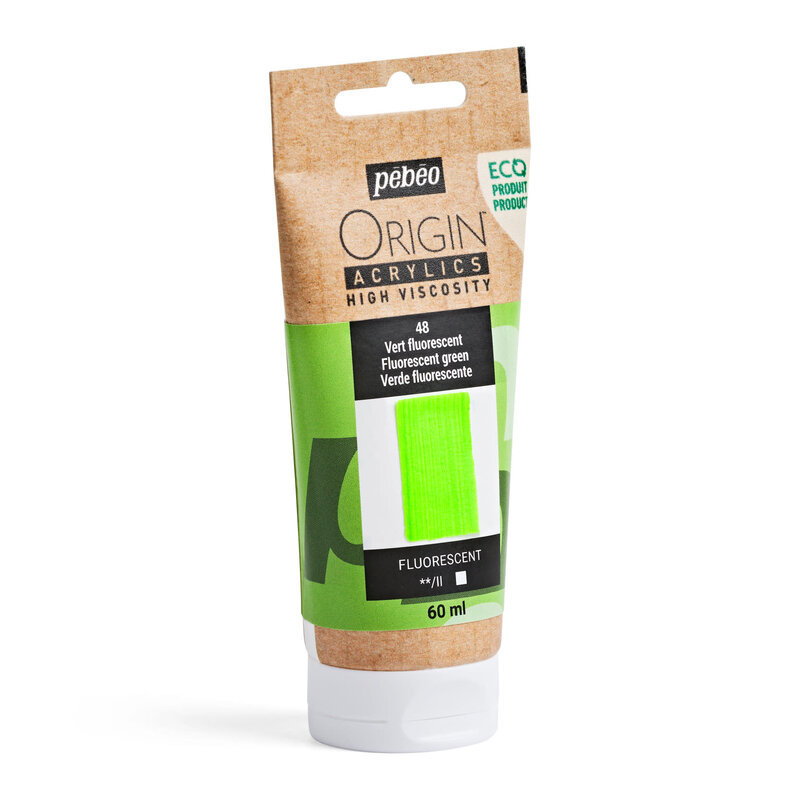 PEBEO Origin Acrylics 60 Ml Vert Fluorescent