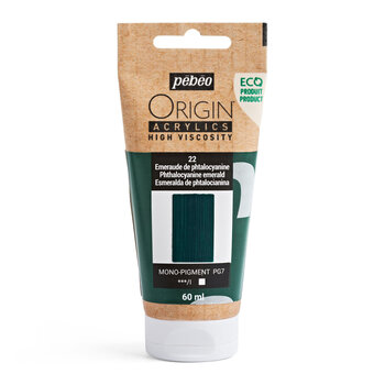 PEBEO Origin Acrylics 60 Ml Émeraude De Phtalocyanine