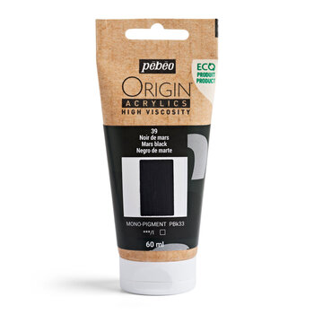 PEBEO Origin Acrylics 60 Ml Noir De Mars