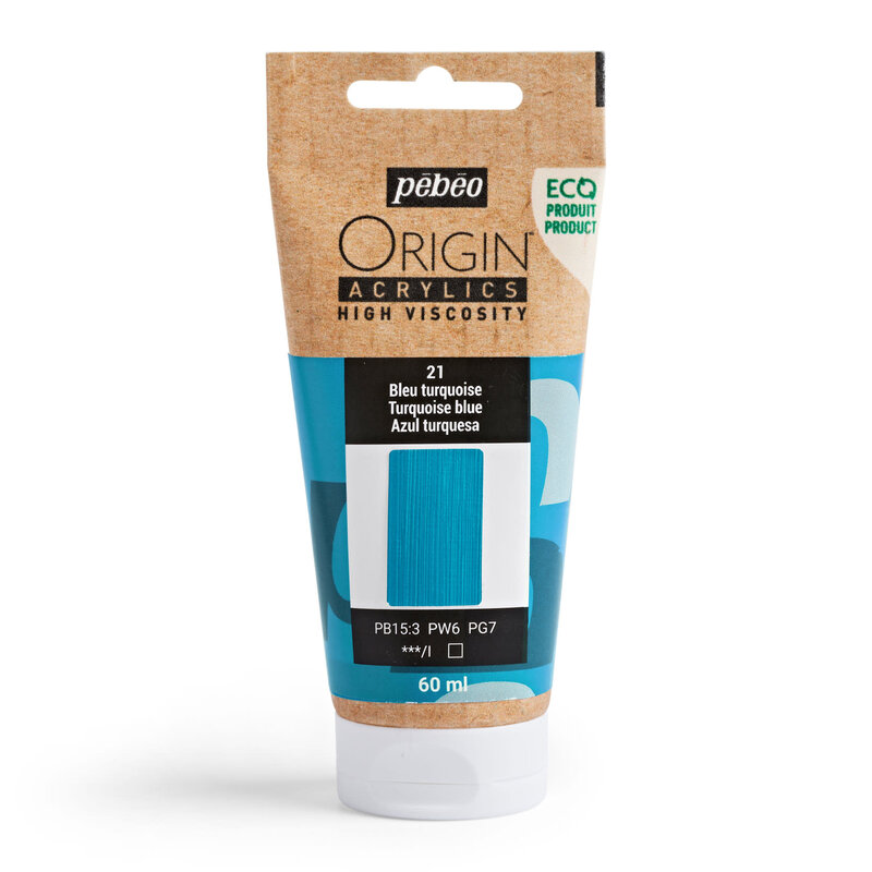 PEBEO Origin Acrylics 60 Ml Bleu Turquoise