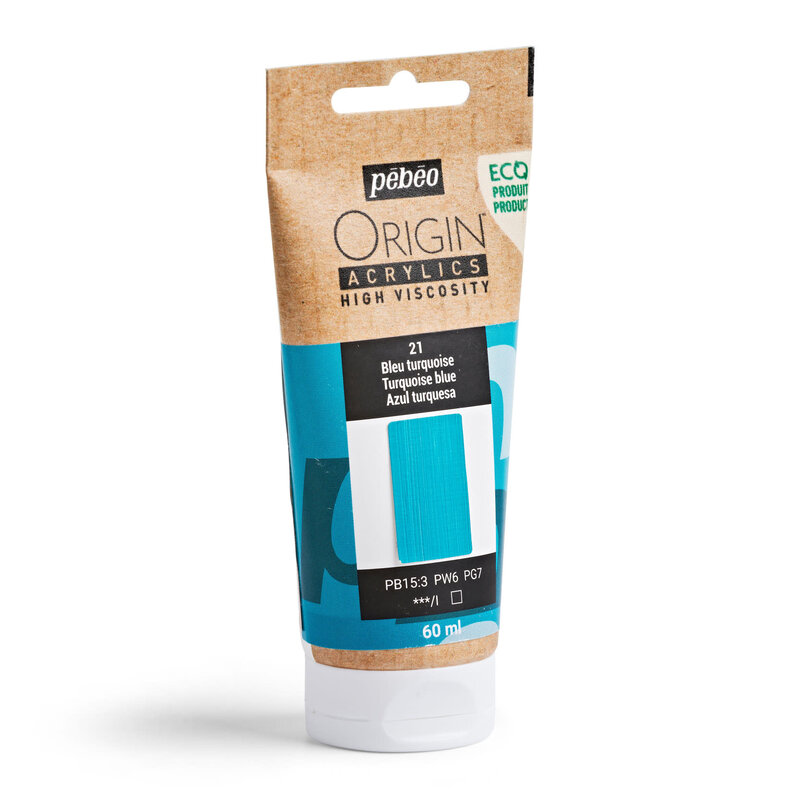 PEBEO Origin Acrylics 60 Ml Bleu Turquoise