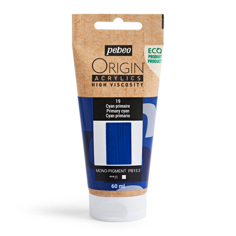 PEBEO Origin Acrylics 60 Ml Cyan Primaire