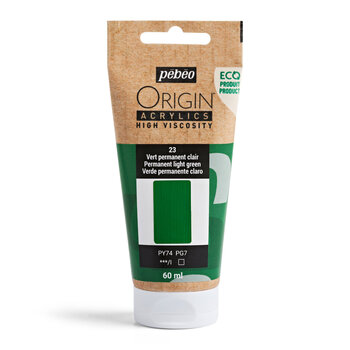 PEBEO Origin Acrylics 60 Ml Vert Permanent Clair