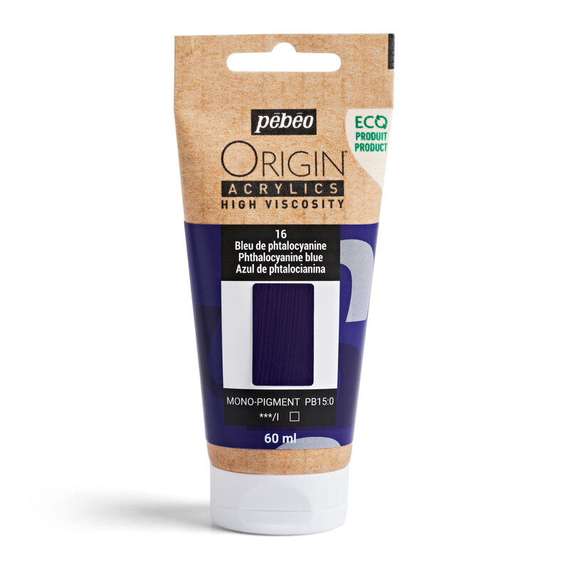 PEBEO Origin Acrylics 60 Ml Bleu De Phtalocyanine