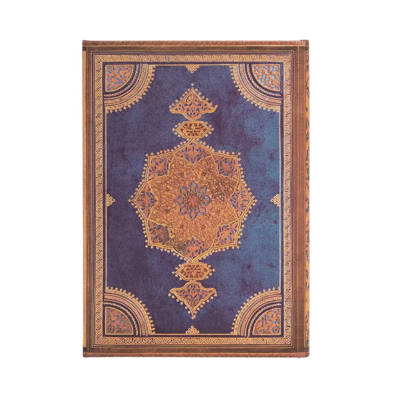 PAPERBLANKS Agenda - 2025 12-Mois Safavid Indigo Midi Vertical