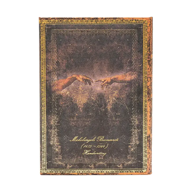 PAPERBLANKS Agenda - 2025 12-Mois Michelangelo Handwriting Midi Vertical